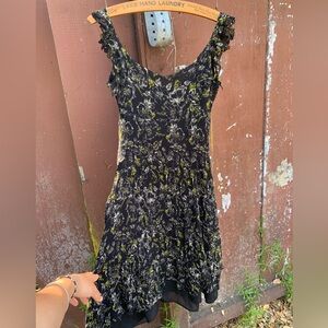 STUNNING Nine West floral black dress